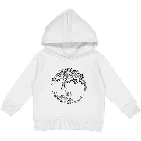 Elegant tree of life Kids Pullover Hoodies