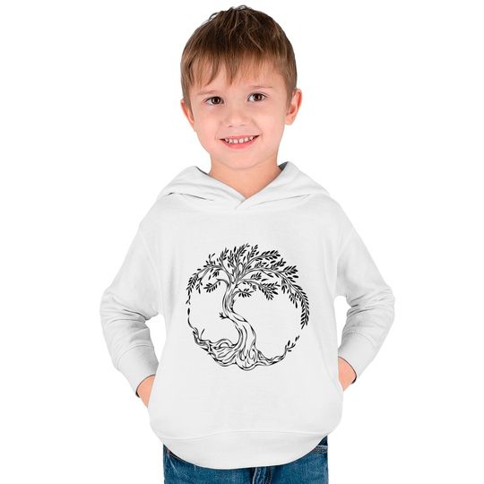 Elegant tree of life Kids Pullover Hoodies