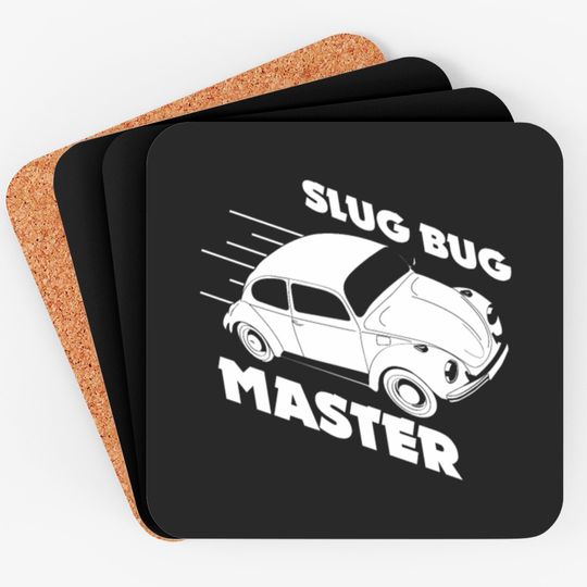 Discover Slug Bug Master Car Gift Coasters