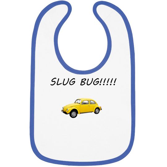 Funny Slug Bug Nostalgic Vintage Car Graphic Bibs