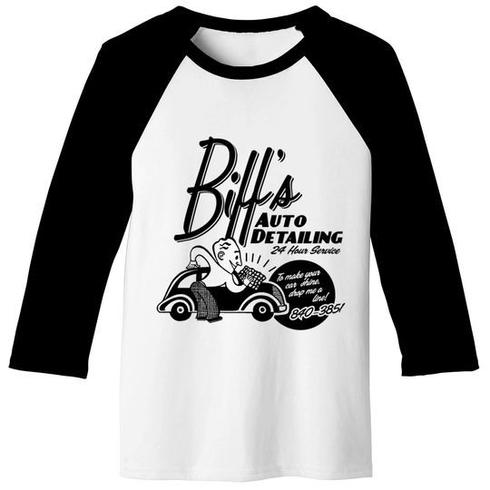 Biffs Auto Detailing Baseball Tees