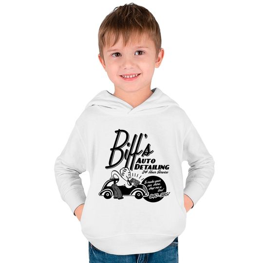 Biffs Auto Detailing Kids Pullover Hoodies