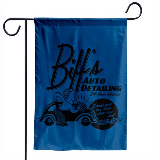 Biffs Auto Detailing Garden Flags