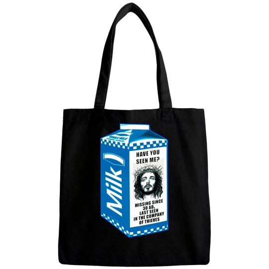 Discover Milk Carton Jesus Bags
