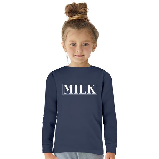 Milk Lover  Kids Long Sleeve T-Shirts