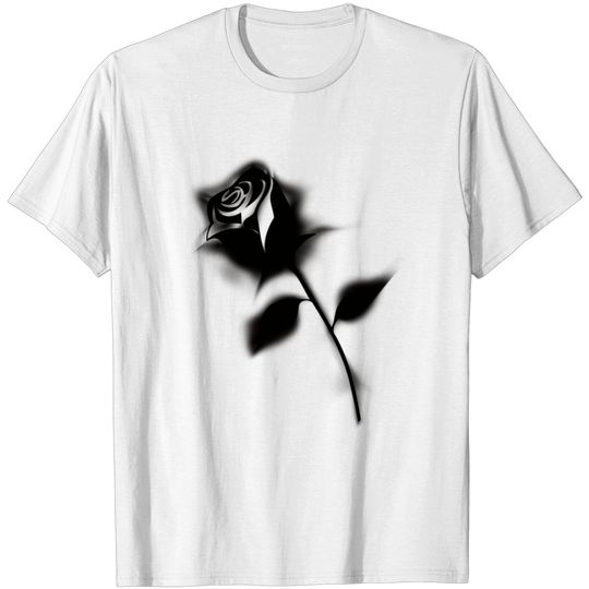 Gothic Black Rose T-shirt