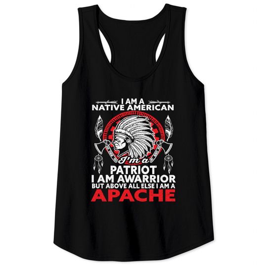 Discover Apache Tribe Native American Indian America Tribes Tank Tops