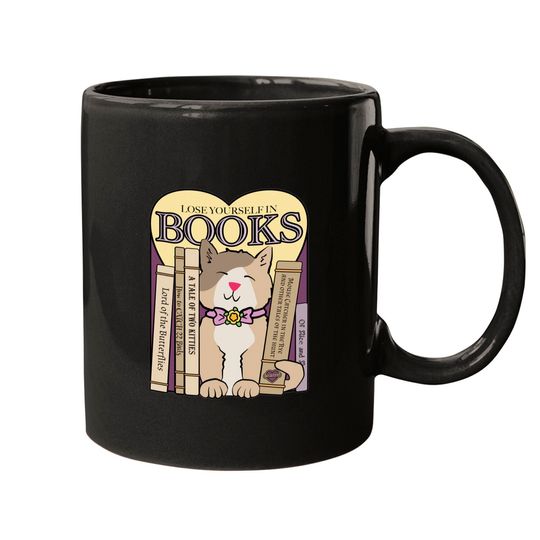 Discover Lose Yourself in Books - Library - Mugs