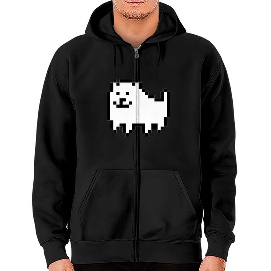 Undertale dog - Undertale - Zip Hoodies