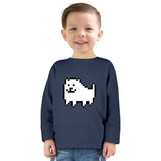Undertale dog - Undertale -  Kids Long Sleeve T-Shirts