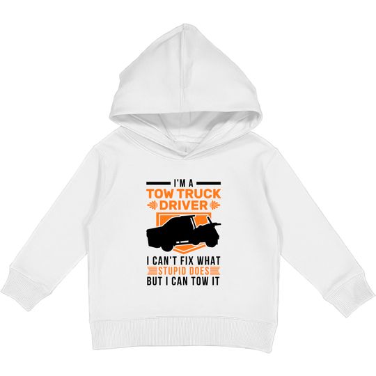 Tow Truck Towing Service - Tow Truck - Kids Pullover Hoodies