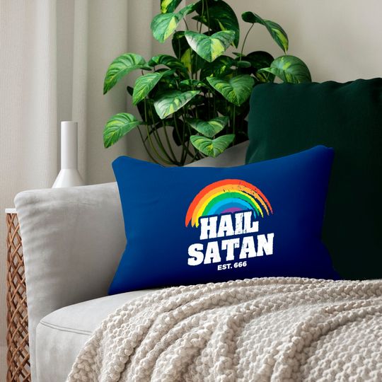 Satanic Funny Satan Lumbar Pillows