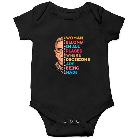 Rbg Women's Rights Ruth Bader Ginsburg Onesies
