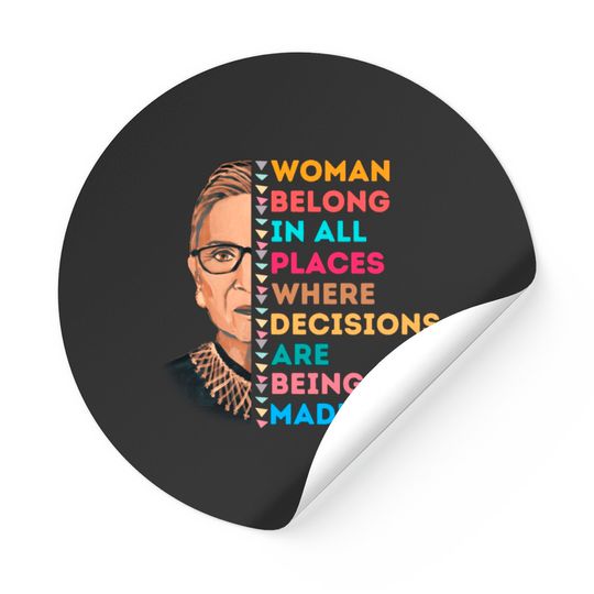 Rbg Women's Rights Ruth Bader Ginsburg Stickers