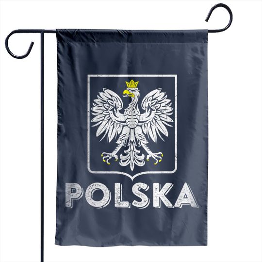 Discover Polska Retro Style Garden Flag Poland Garden Flags Polish Soccer Garden Flag