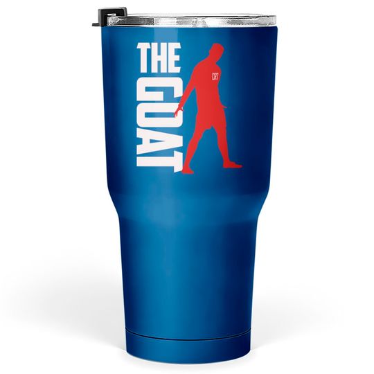 Ronaldo _ the Goat Tumblers 30 oz