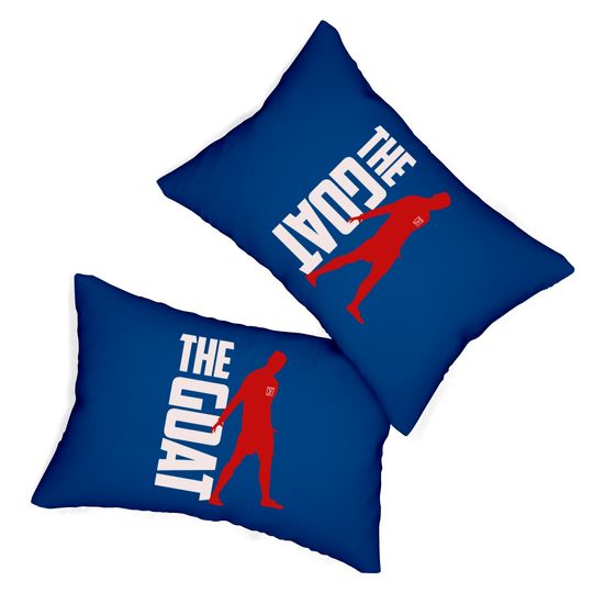 Ronaldo _ the Goat Lumbar Pillows