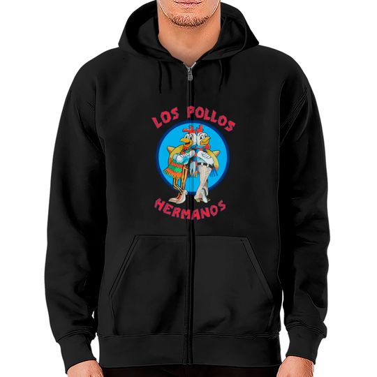 Los pollos hermanos | Logo HD Zip Hoodies