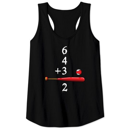 Discover 6 4 3 2 Double Play Baseball T Shirt Tank Tops