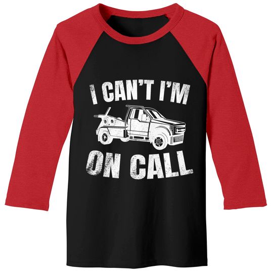Tow Truck Driver Wrecker Recovery Vehicle Baseball Tees