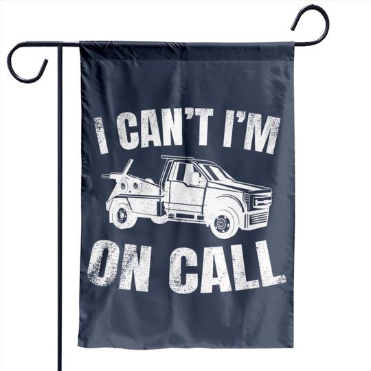 Tow Truck Driver Wrecker Recovery Vehicle Garden Flags