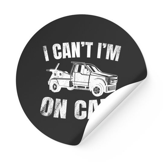 Tow Truck Driver Wrecker Recovery Vehicle Stickers