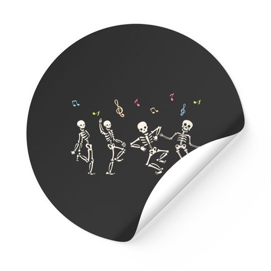 Discover Dancing Skeletons Funny Skeleton Dance Stickers