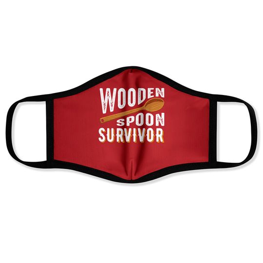 Discover Survivor Face Masks Wooden Spoon Survivor Champion Funny Gift