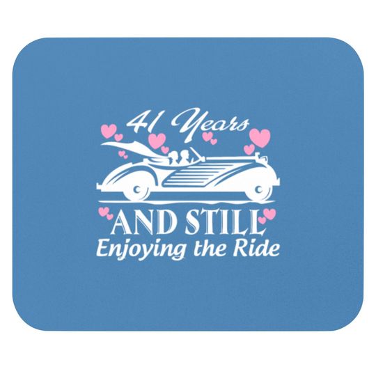 Discover Anniversary Gift 41 years Wedding Marriage Mouse Pad Mouse Pads