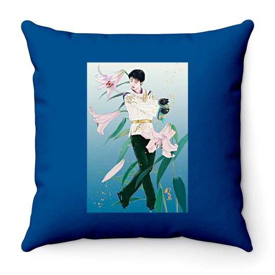 Yuzuru Hanyu - Figure Skating - Japanese  Classic Throw Pillows