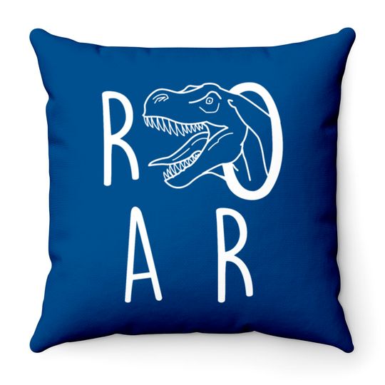 Discover ROAR Dinosaur Throw Pillows