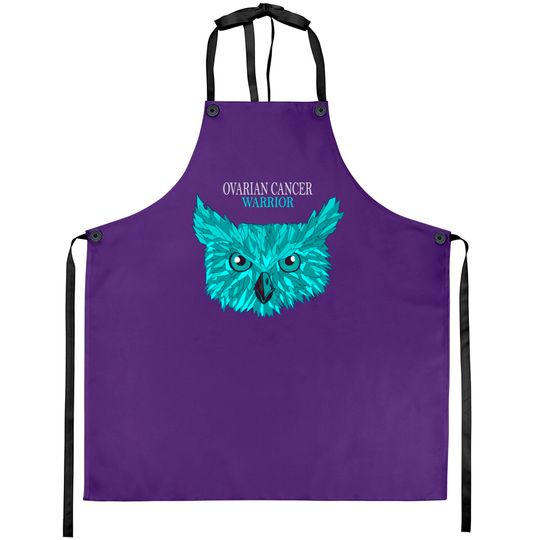 Discover Ovarian Cancer Warrior Teal Ribbon Aprons