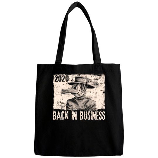 Discover 2020 Back In Business Medieval Plague Doctor Top Bags