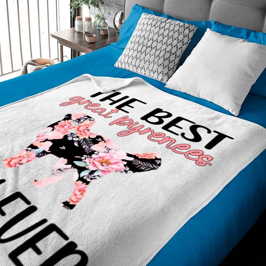 Great Pyrenees Mom Dog Lover Great Pyrenees Mama Baby Blankets