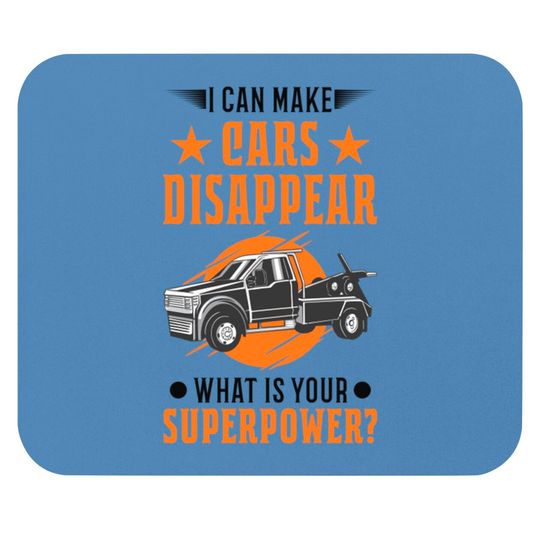 Discover Tow Truck Superpower Towing Service - Tow Truck - Mouse Pads