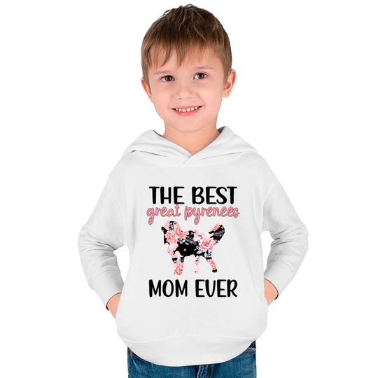 Great Pyrenees Mom Dog Lover Great Pyrenees Mama Kids Pullover Hoodies