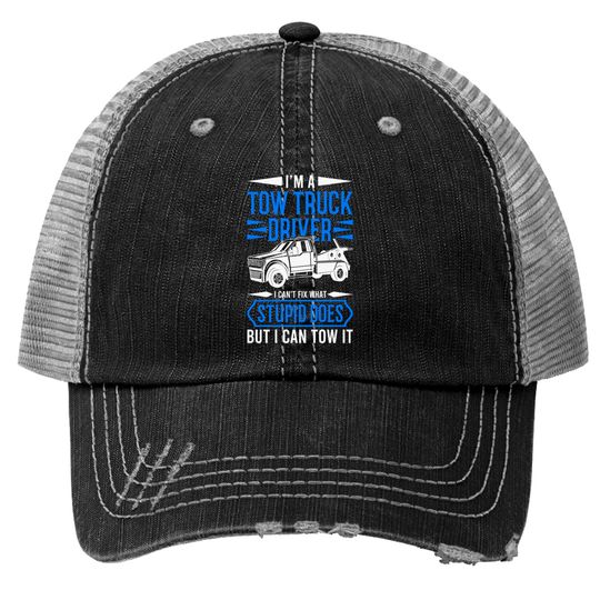 Tow Trucker Tow Truck Driver Gift - Tow Truck - Trucker Hats