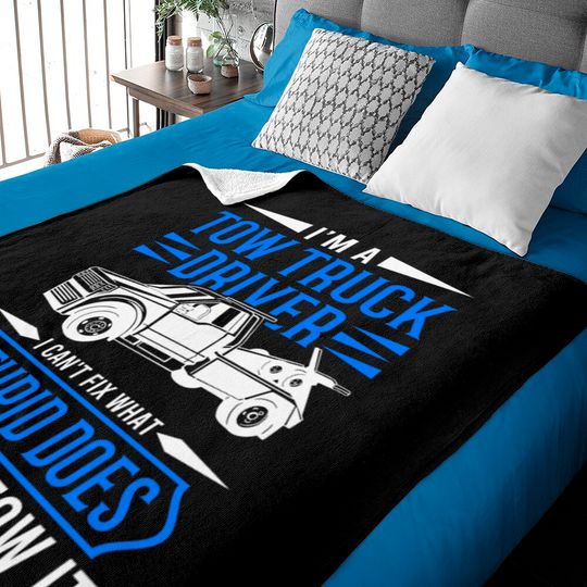 Tow Trucker Tow Truck Driver Gift - Tow Truck - Baby Blankets
