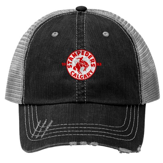 Discover Defunct - Calgary Stampeders Hockey - Canada - Trucker Hats