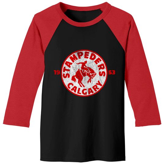 Discover Defunct - Calgary Stampeders Hockey - Canada - Baseball Tees