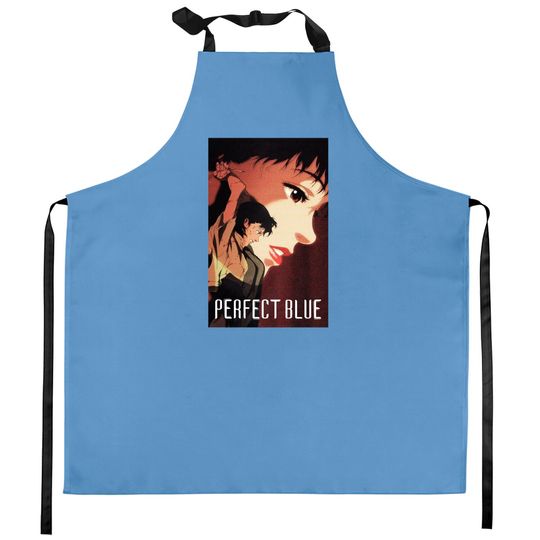 Perfect Blue, Perfect Blue Kitchen Aprons, Anime, Satoshi Kon Kitchen Apron, Anime Graphic Kitchen Apron.