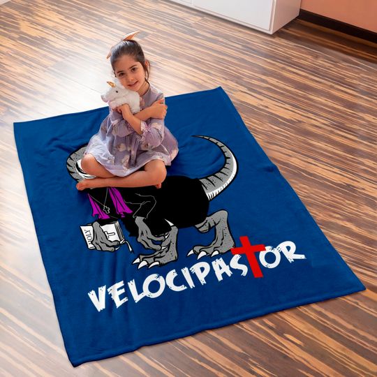 Velocipastor - Velociraptor - Baby Blankets