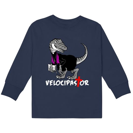 Discover Velocipastor - Velociraptor -  Kids Long Sleeve T-Shirts