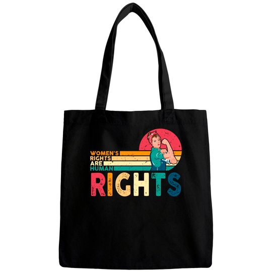Discover Women's Rights Are Human Rights Feminist Feminism Bags