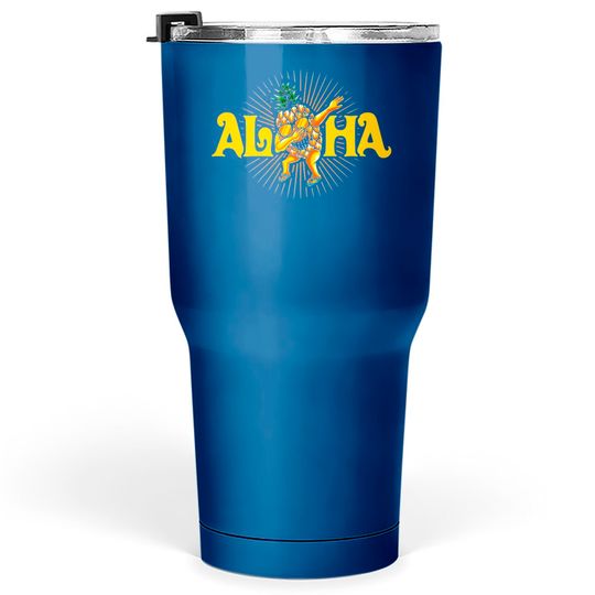 Dabbing Pineapple Aloha Sunglasses Summer Hawaii - Aloha Pineapple - Tumblers 30 oz