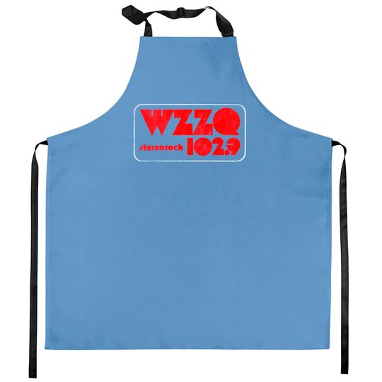 WZZQ Stereorock Jackson, Mississippi / Defunct 80s Radio Station Logo - Radio Station - Kitchen Aprons