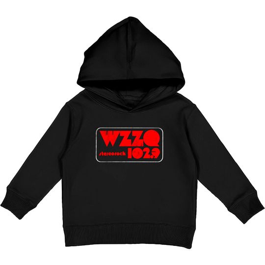 Discover WZZQ Stereorock Jackson, Mississippi / Defunct 80s Radio Station Logo - Radio Station - Kids Pullover Hoodies