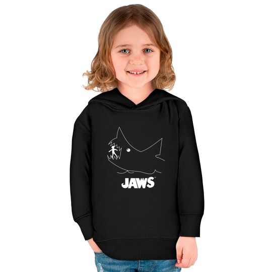 Jaws Chalk Board Movie Kids Pullover Hoodies