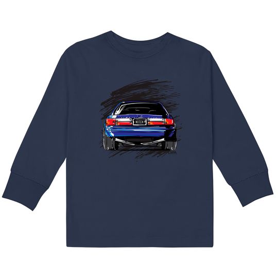 Discover Notch Fox Body Ford Mustang - Mustang -  Kids Long Sleeve T-Shirts