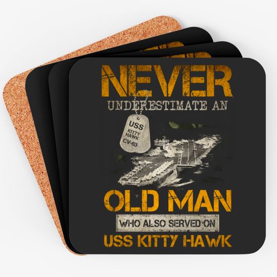 USS Kitty Hawk CV 63 Coasters